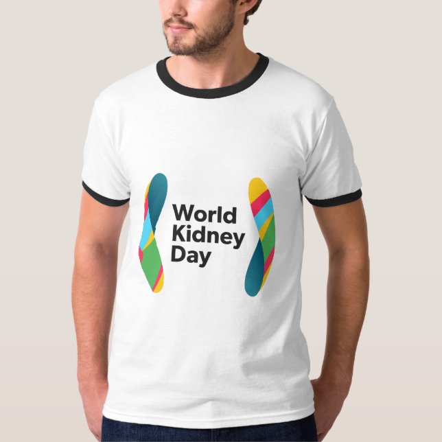 Camiseta de Ringer para hombres de WKD (Anverso)