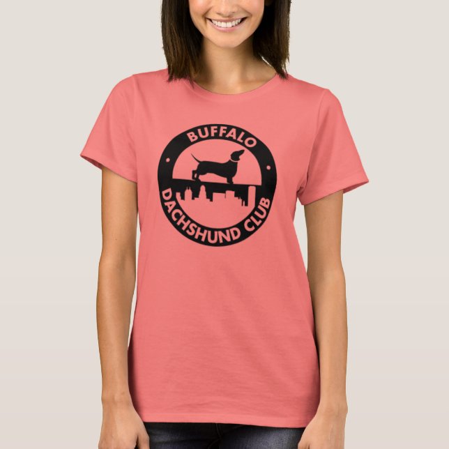 Camiseta de Ringer para mujeres del Club Buffalo D (Anverso)
