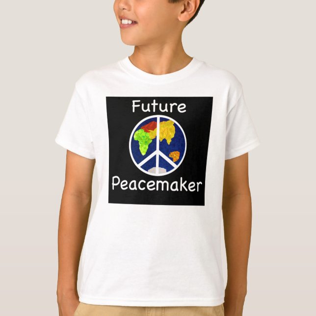 Camiseta de Ringer para niños futuros pacificador (Anverso)