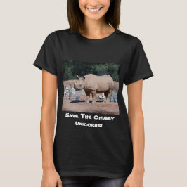 Camiseta de rinocerontes femeninas