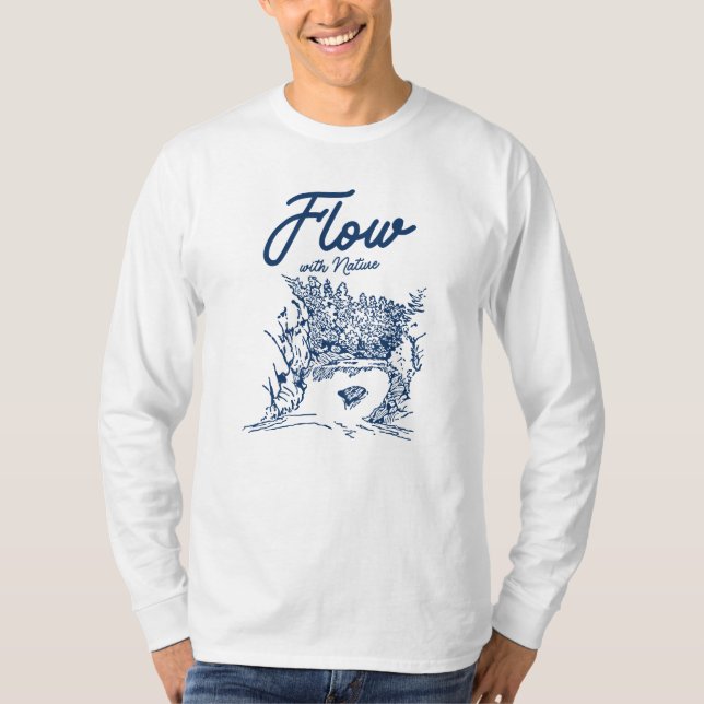 Camiseta de río vintage (Anverso)