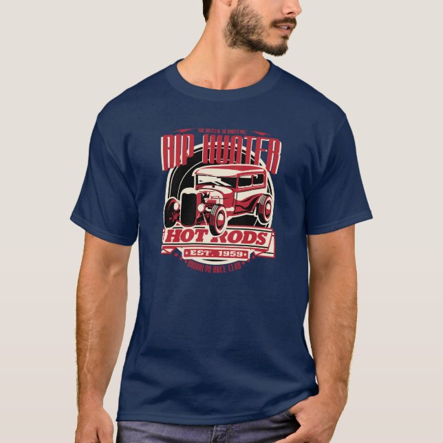 Camiseta De Rip Hunter Hot Rods (Anverso)