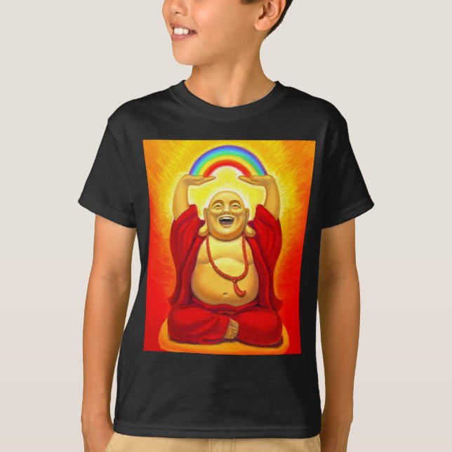 Camiseta de risa de Buda (Anverso)