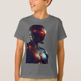 Camiseta de Robot Kids sin miedo