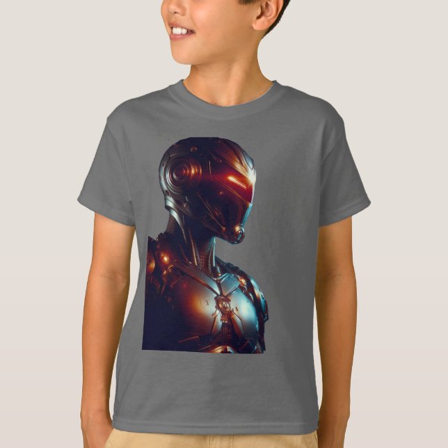 Camiseta de Robot Kids sin miedo (Anverso)