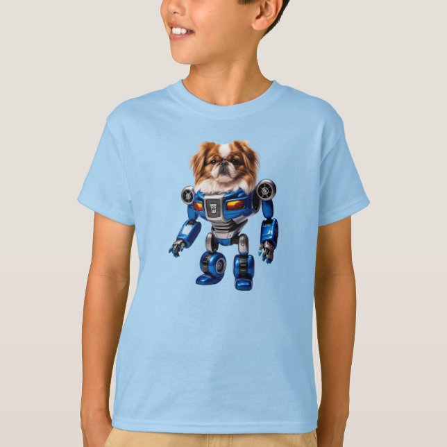 Camiseta de Robot Pekingese (Anverso)