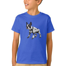 Camiseta de Robot Terrier de Boston