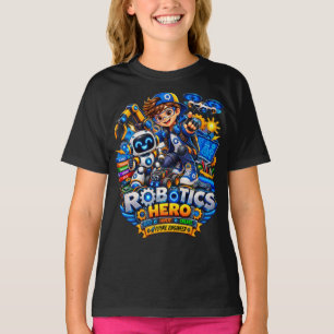 Camiseta de Robótica para Niños   Robot Ingeniero 