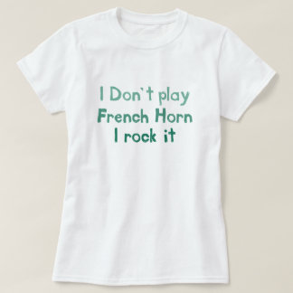 Camiseta de rock de cuerno francés - Damas
