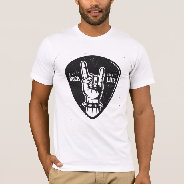 Camiseta de Rock N Roll Skull (Anverso)