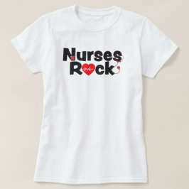 Camiseta de rock para enfermeras