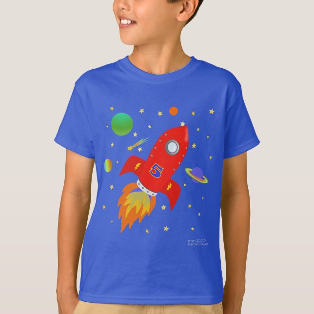 Camiseta de Rocket 5 (Anverso)