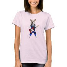 Camiseta de Rockstar con Chihuahua Adorable