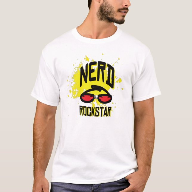 Camiseta de Rockstar del empollón (Anverso)