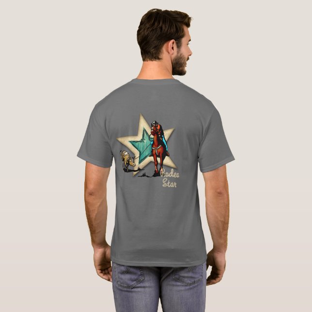 Camiseta de Rodeo Occidental (Reverso completo)