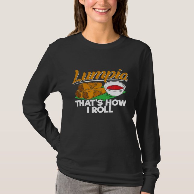Camiseta de rollito de primavera de Filipinas Lump (Anverso)