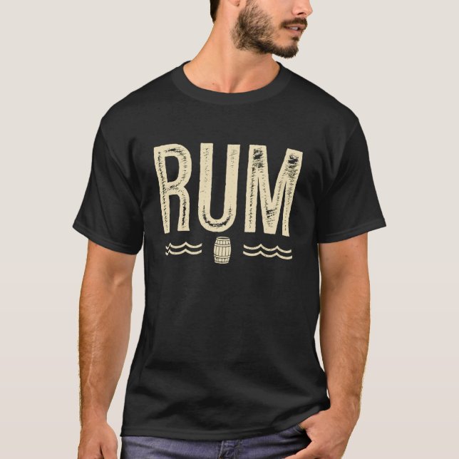 Camiseta de ron para bebedores de ron Disfraz de p (Anverso)