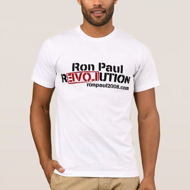 Camiseta de Ron Paul (Anverso)