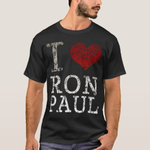 Camiseta de Ron Paul del corazón I