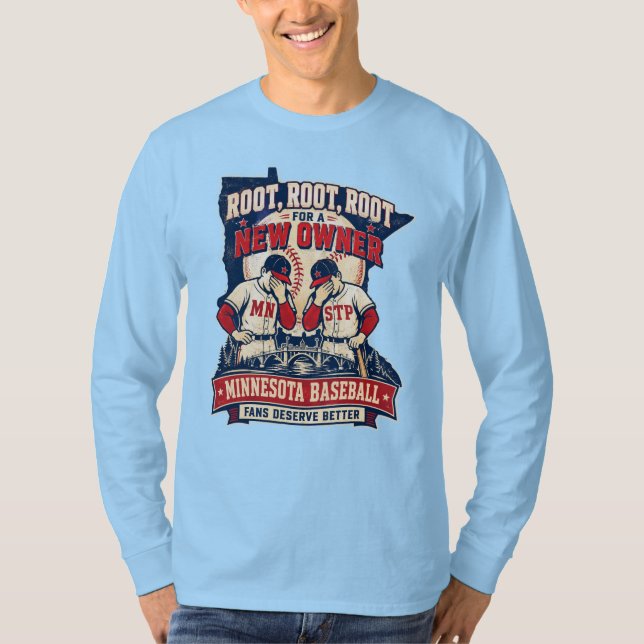 Camiseta de Root para un nuevo dueño Fan de béisbo (Anverso)