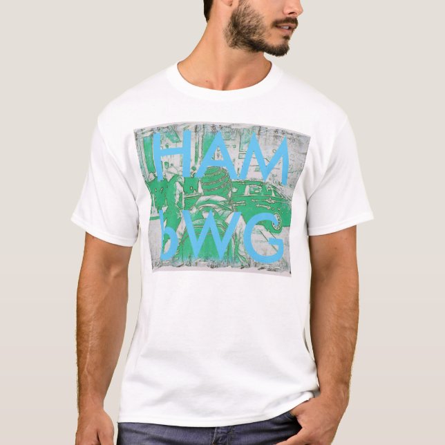 Camiseta de ropa básica estadounidense HAMbWG - BP (Anverso)