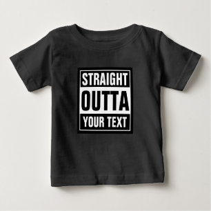 Camiseta de ropa de bebé de personalizado directo 