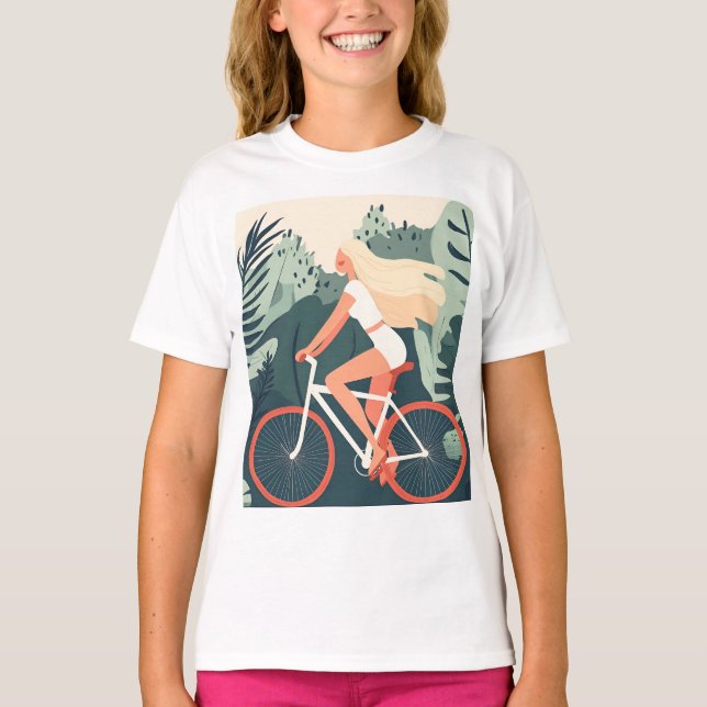 Camiseta de ropa de chica para niños para chica (Anverso)