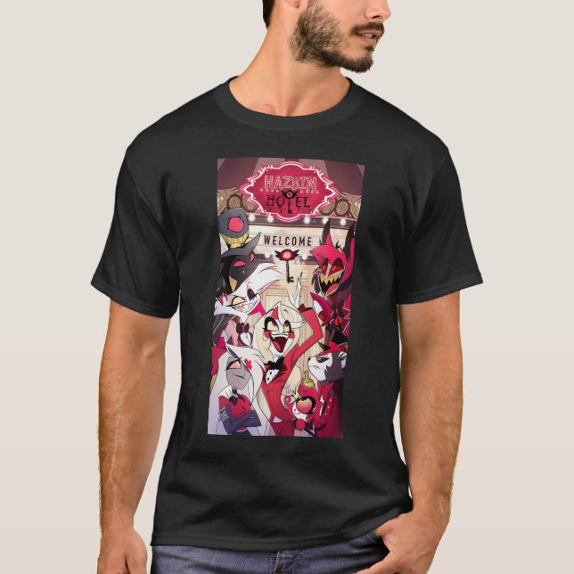 camiseta de ropa de hazbin hotel (Anverso)