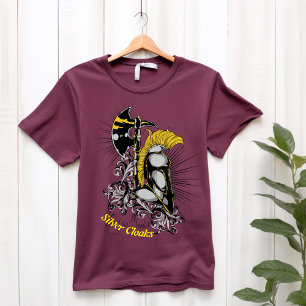 Camiseta de ropa de plata