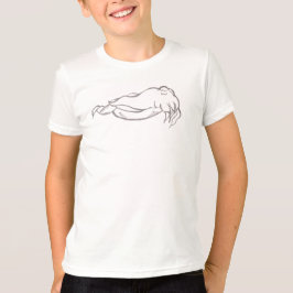 Camiseta de ropa estadounidense para niños de pesc