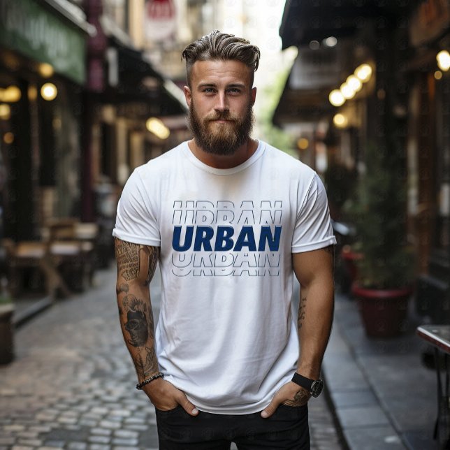 Camiseta de ropa urbana con tipografía (Subido por el creador)