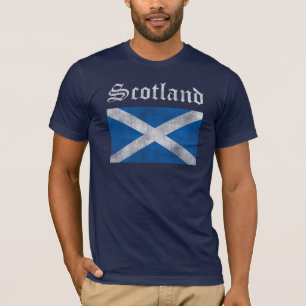 Camiseta de ropa vintage de Escocia