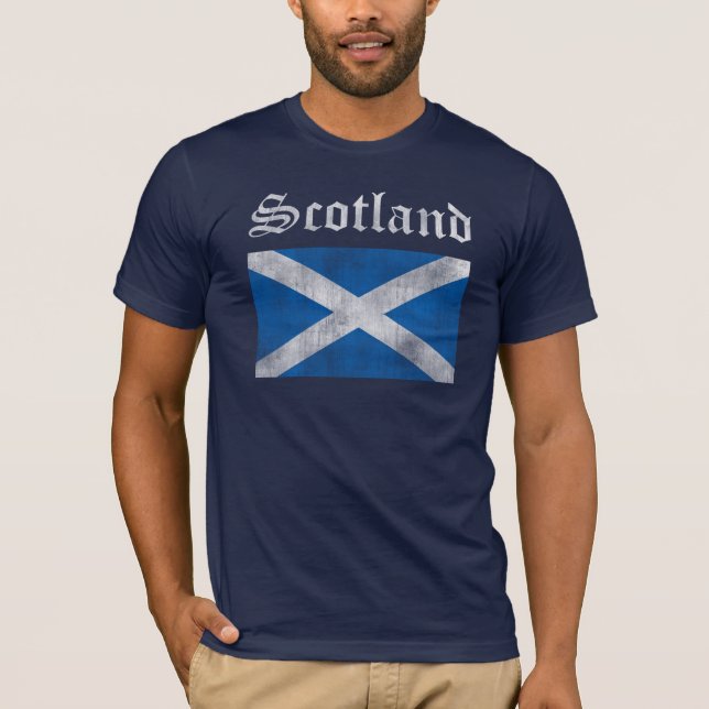 Camiseta de ropa vintage de Escocia (Anverso)