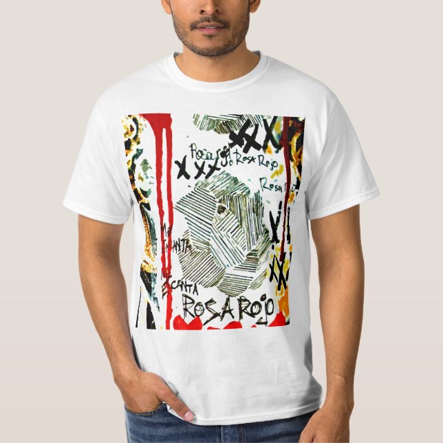 Camiseta de Rosa Rojo (Anverso)