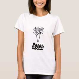 camiseta de rosas