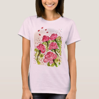 Camiseta de rosas