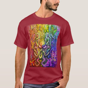 Camiseta de Rosas de fábricas de arcoiris
