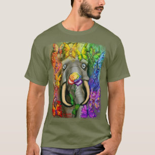 Camiseta de Rosas de fábricas de arcoiris
