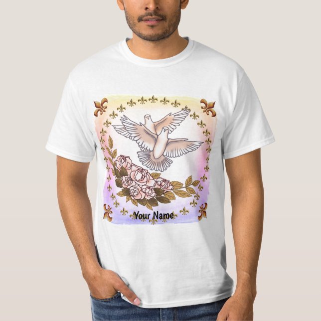 Camiseta de Rosas Doves (Anverso)