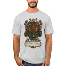Camiseta de Rosemaling Noruego Atemporal: Una Lega