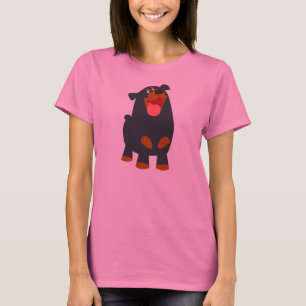 Camiseta de rottweiler mujer Personalizado amigabl