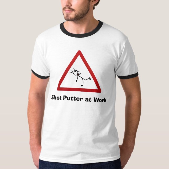 Camiseta de Rótulo de carretera con arma de fuego  (Anverso)