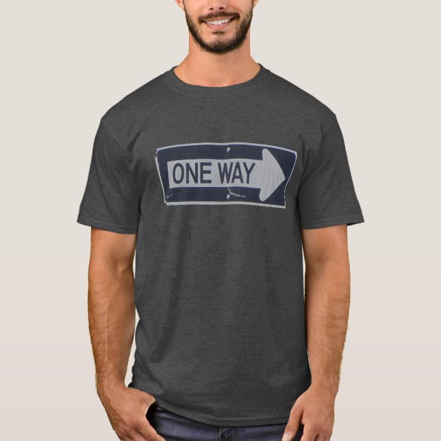 CAMISETA DE RÓTULO DE UN CAMINO (Anverso)