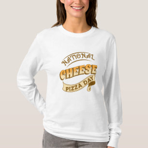 Camiseta de Rótulo del Día Nacional de la Pizza de