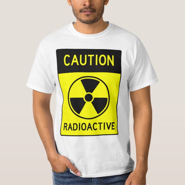 Camiseta de Rótulo RADIOACTIVA (Anverso)