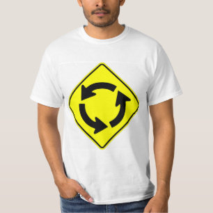 Camiseta de Rótulo Round-A-Bout muy divertida