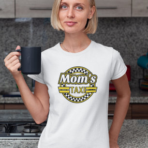 Camiseta de Rótulo Taxi de mamá