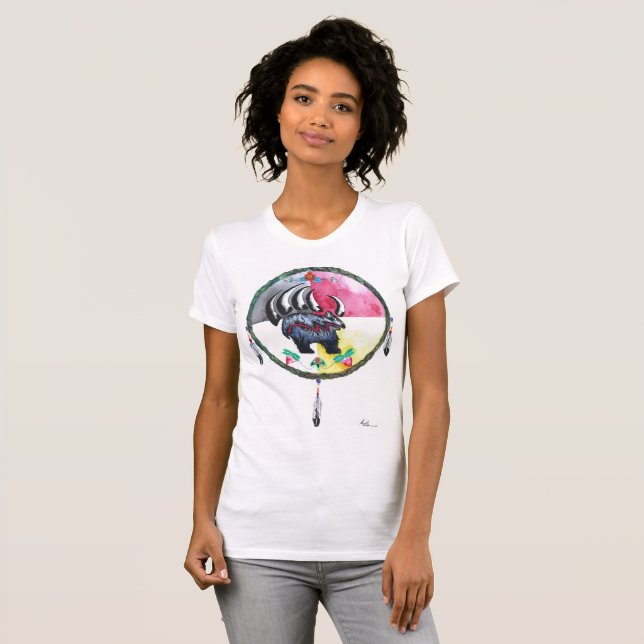 Camiseta De Rueda De Medicina Del Oso (Anverso completo)