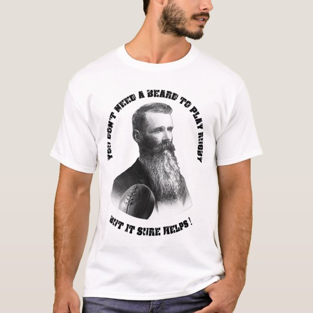 Camiseta De Rugby Beards (Anverso)