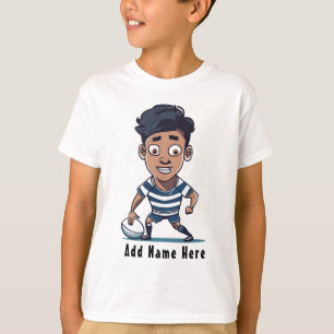 Camiseta de rugby de niño personalizada